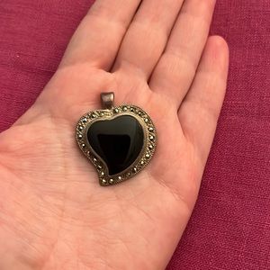 Silver vintage pendant